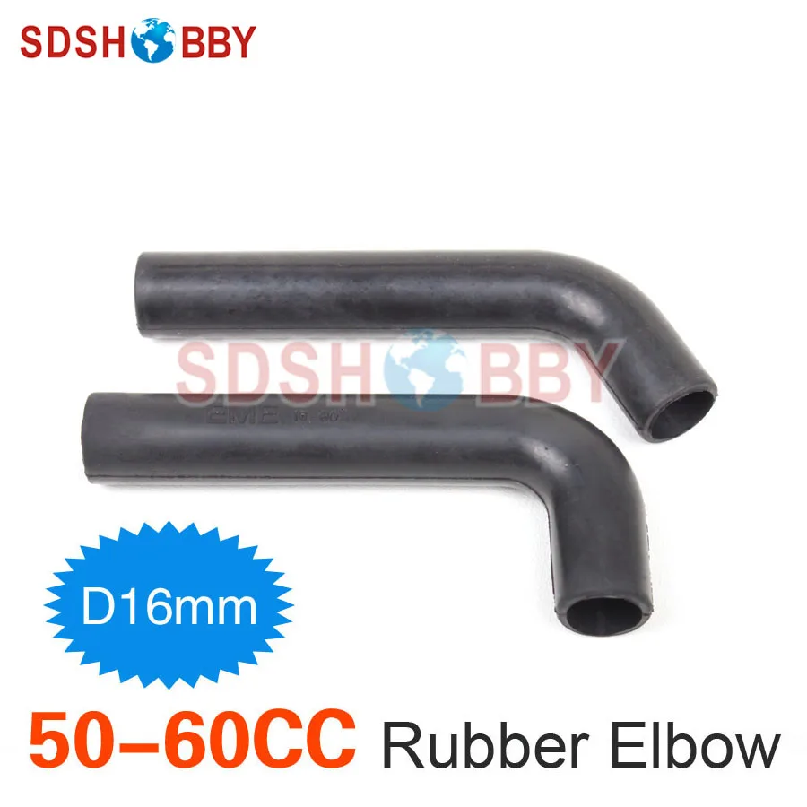 

50-60CC Gasoline Engine Rubber Elbow with Inner Diameter 16mm Model Airplane Gas Engine Accessories Parts