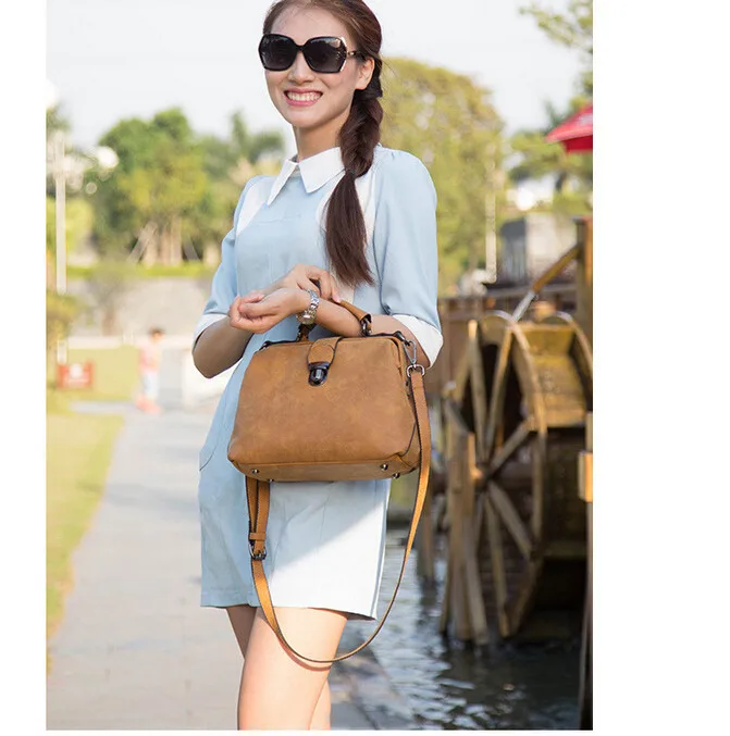 Ombro bolsas de couro das mulheres