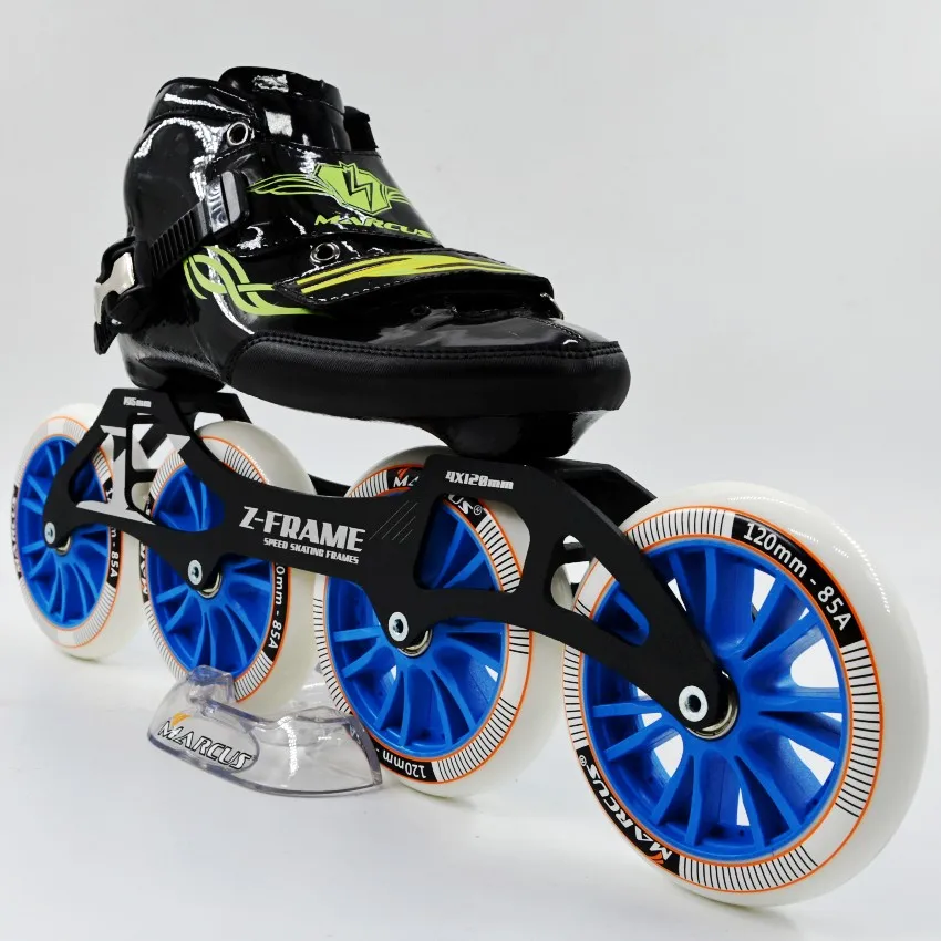 Маркус роликовые коньки черного цвета роликовые коньки 4*120 мм встроенные колеса роликовые коньки для взрослых или детей