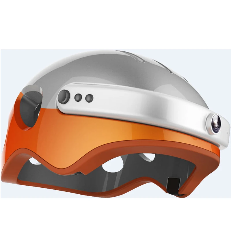 Smart Safe Helmet with Wide Angle 150 Degree 2K HD WIFI Camera & Blue tooth 4.0 HD Phone Call Max 128GB Memory Waterproof IP54