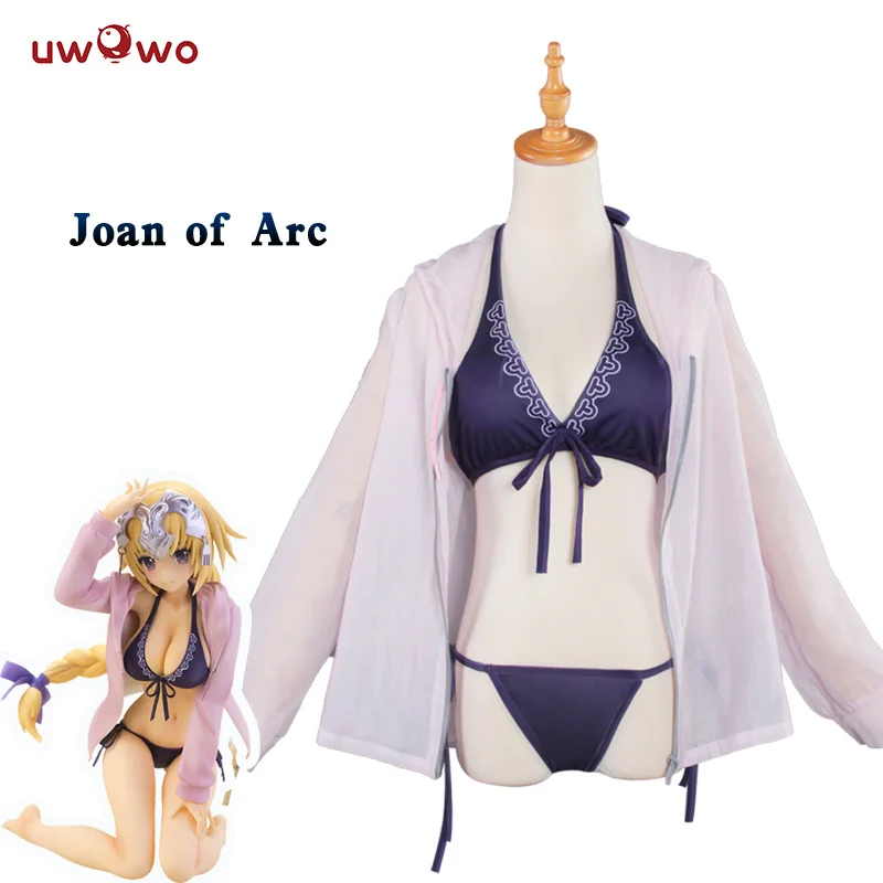 UWOWO Жанна д 'Арк Косплей Купальник Fate EXTELLA Joan of Arc Saber женский костюм для плавания