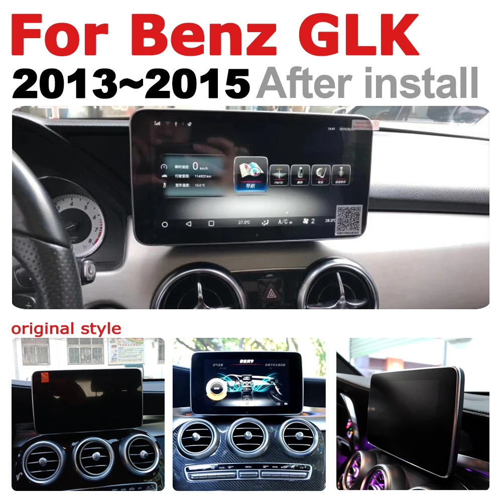 Car Audio Android 7.0 up GPS Navigation For Mercedes Benz GLK 2013-2015 WiFi 3G 4G Multimedia player Bluetooth 1080P2
