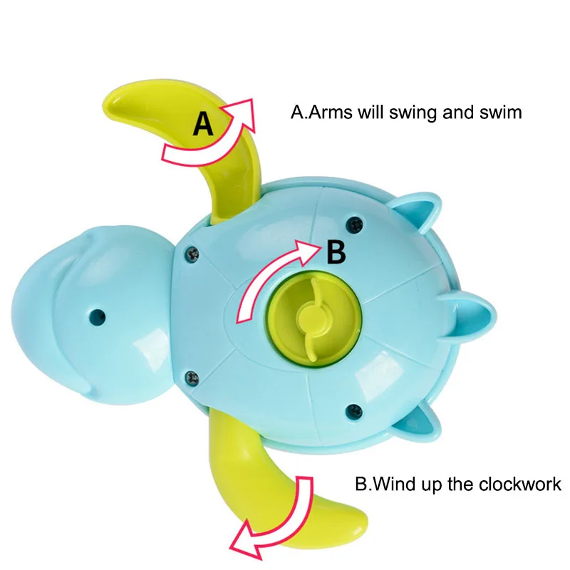Черепаха, Детская ванна, заводная игрушка, игрушка, животное, черепаха, заводная, плавающая, Классические игрушки для детей, детская игра в ванную комнату