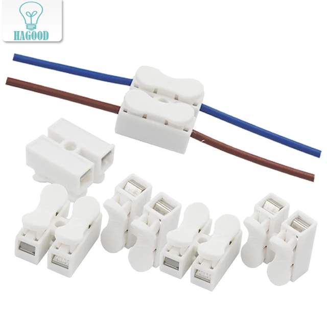 How To Strip Wire Fast | 10pcs Led Strip 2p Ch 2 G7 Spring Wire Quick Connector Splice With How To Strip Wire Fast | 10pcs Led Strip 2p Ch 2 G7 Spring Wire Quick Connector Splice With