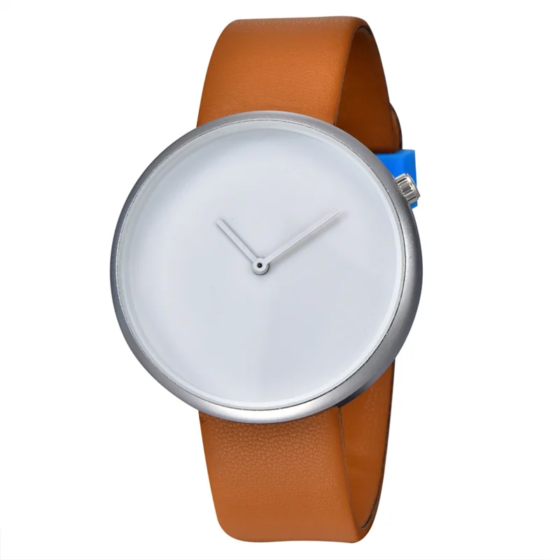 Минималистичный стиль креативные наручные часы черный белый ДИЗАЙН простые Стильные кварцевые модные часы унисекс подарок reloj mujer