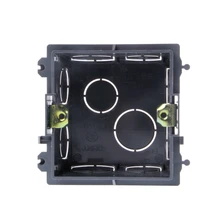 1 шт. 86-Тип ПВХ распределительная коробка настенное крепление кассеты для переключатель гнездо основание светильника