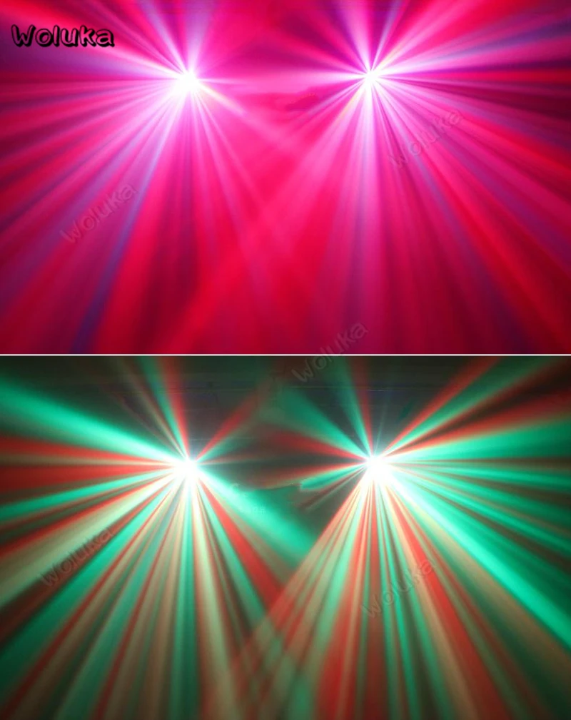 30 Вт калейдоскоп типа движущийся головной свет луч RGB LED узор света вращающийся