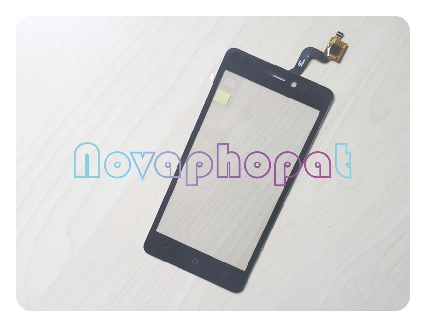 Черный сенсорный экран Novaphopat для BQ BQS 5025 сменный с цифровым преобразователем +