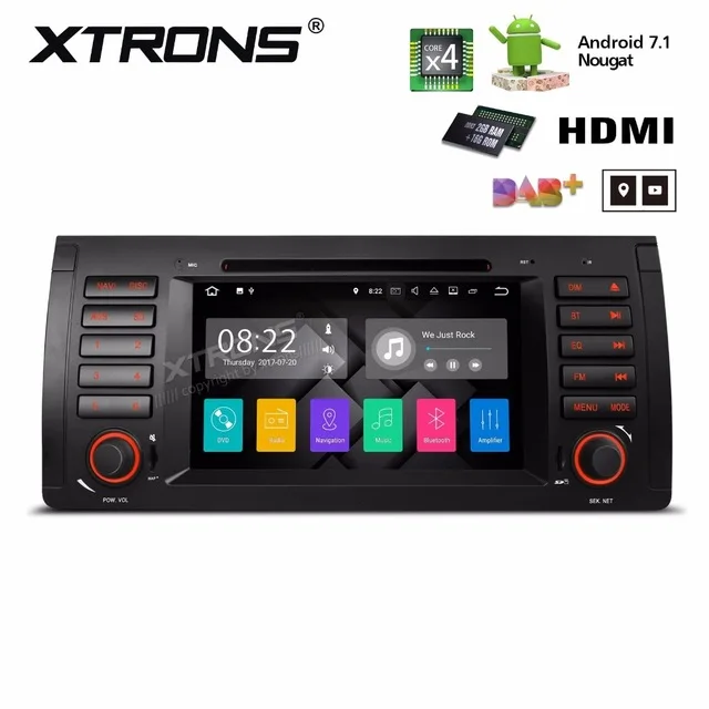 

7" Android 7.1 OS Car DVD for BMW X5 E53 1999-2006 with 2GB RAM 16GB ROM & Multi-Window View Support & Built-in HDMI Output