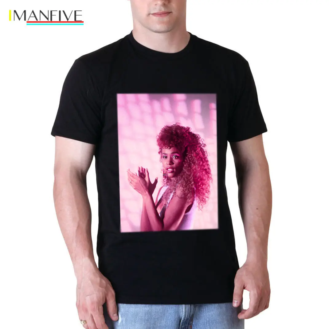 

Whitney Houston Tshirt Black New Men's Tshirt Tee Size S to 3XL Streetwear harajuku Print Cotton funny t shirts men