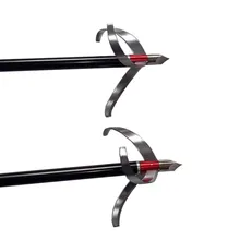 3pk Hunting Arrowhead 100 grain Archery Broadheads Arrow Head Tips Point Stainless Steel for Carbon Filberglass Arrows