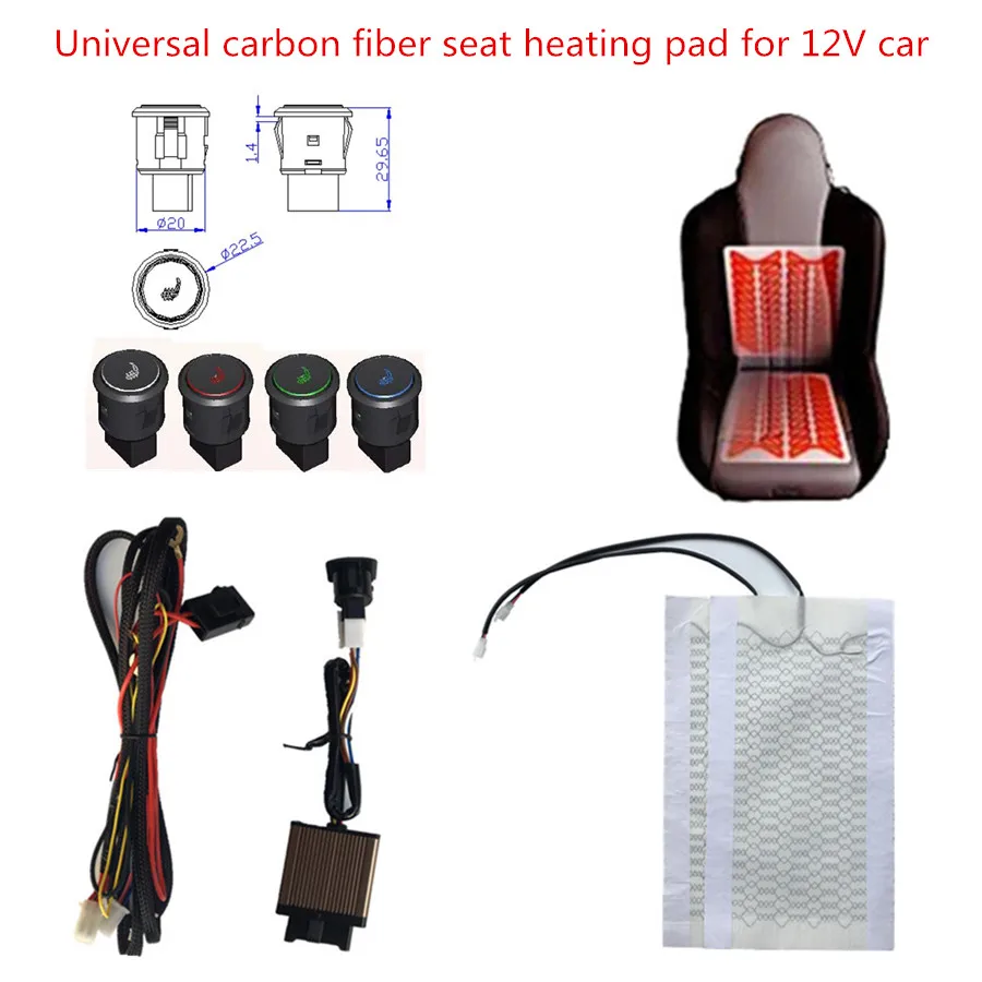 new switch Universal Seat Heater Kit car seat cushion cover seat