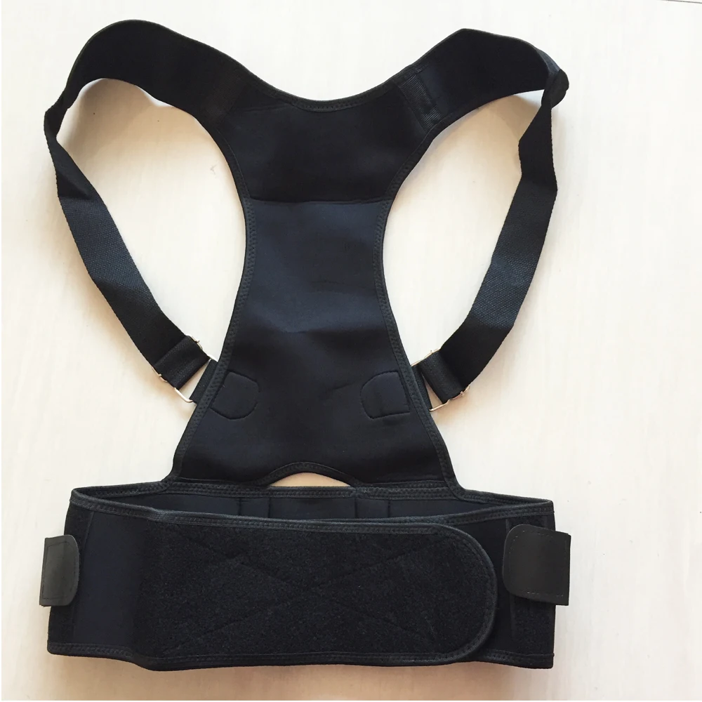 Men Posture Corrector Orthopedic Shoulder Pain Lumbar Corset Back Brace