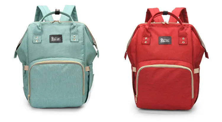 Модный подгузник для мам, брендовая Большая вместительная детская сумка, рюкзак для путешествий, сумка для ухода за ребенком, 10 цветов