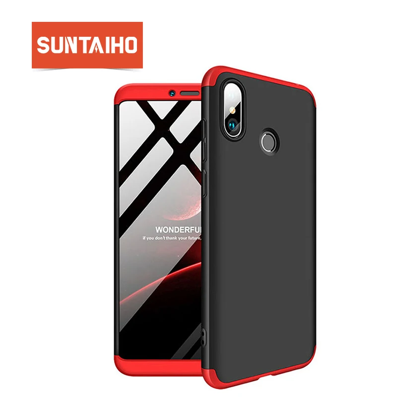 Suntaiho for Redmi 4X Case MI Max 3 case 360 Full Cover Phone Case Protective 3in1 Hard Matte Cover for Redmi 6A Phone Case Suntaiho for Redmi 4X Case MI Max 3 case 360 Full Cover Phone Case Protective 3in1 Hard Matte Cover for Redmi 6A Phone Case