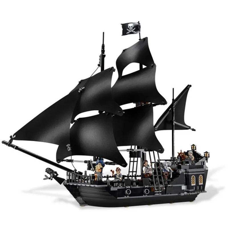 

804pcs The Black Pearl Ship Legoed 4184 Model Building Blocks DIY Construction Bricks Enlighten Brand Toys For Children Gift