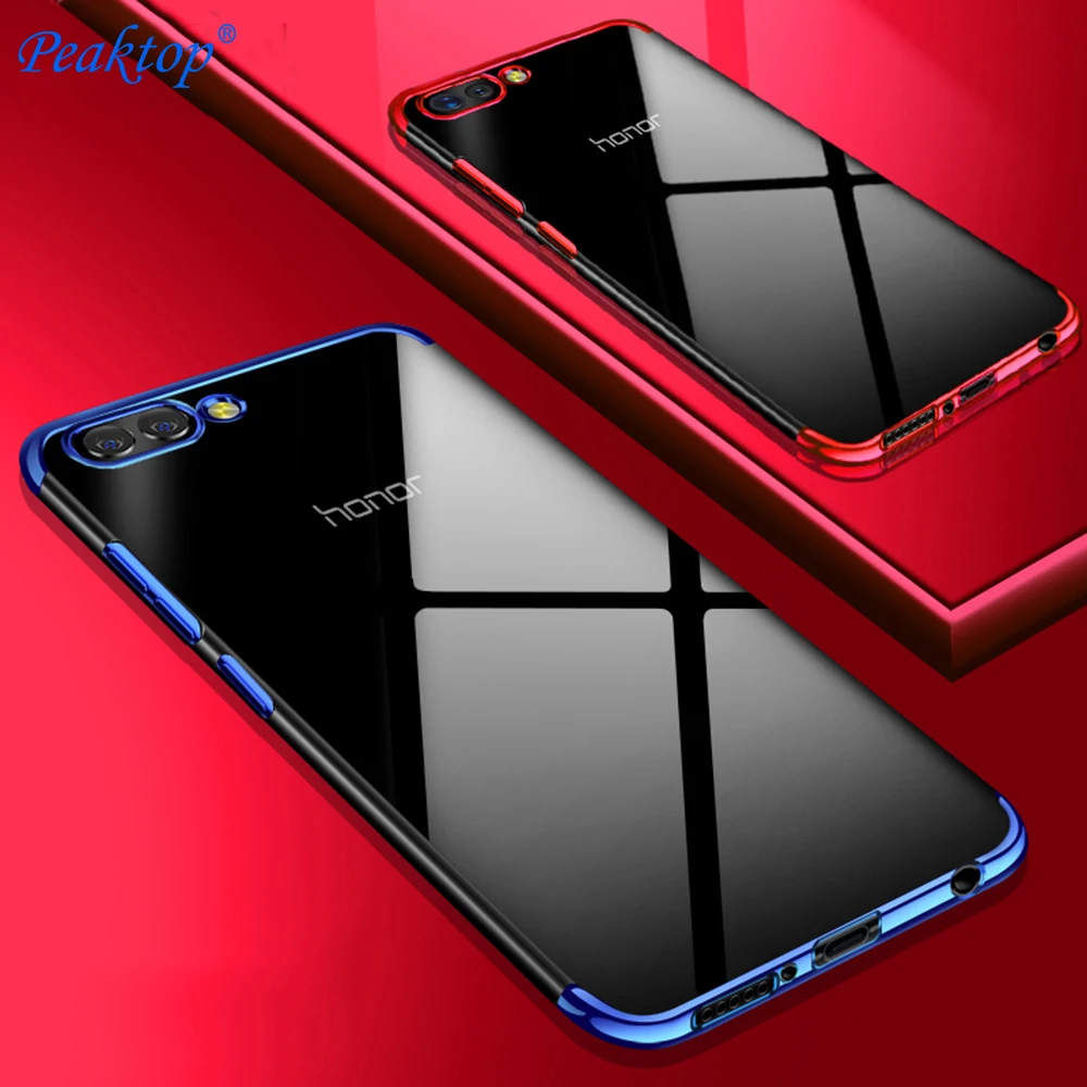 Чехол для Huawei Honor 10 роскошный мягкий силиконовый прозрачный чехол с покрытием P20
