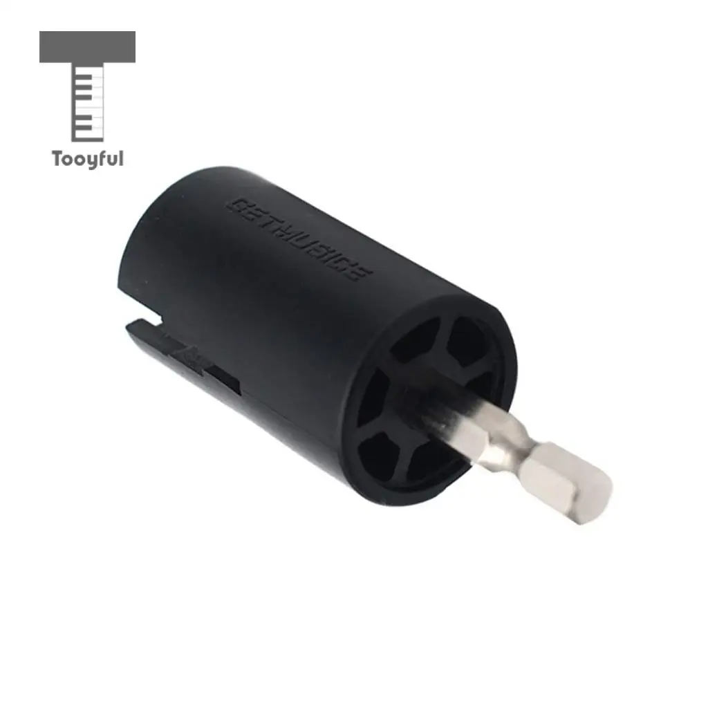 Tooyful Portable String Peg Puller Removal Head Electric Drill for Guitar Bass Banjo Repair Tool