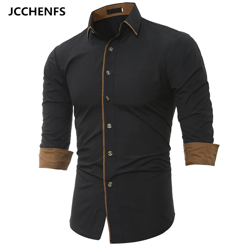 Men Business Shirt 2017 New Main Push Fashion Men S Shirts Long Sleeved Shirt Men S