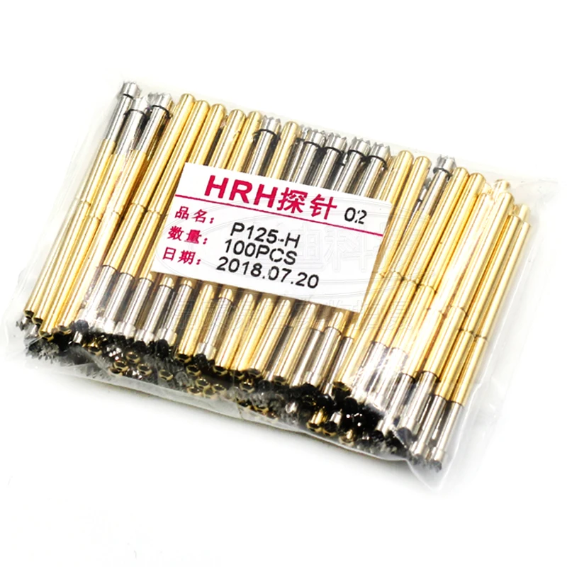 Испытательный зонд выдвижной P125 B пружинный Топ иглы PCB рукав круглый коготь