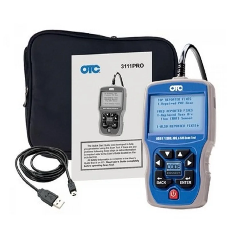 Новый OTC 3111 pro OBDII/CAN/ABS/Airbag (SRS) сканирующий инструмент OBD2 EOBD считыватель кодов