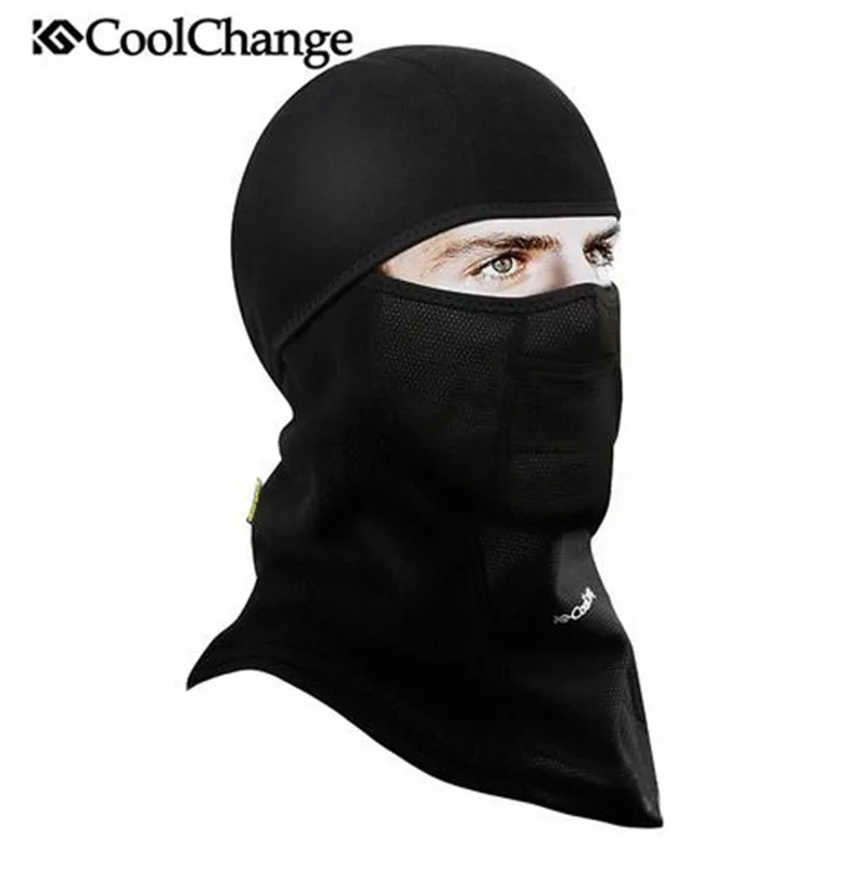 

Coolchange Winter Cycling Face Mask Cap Ski Bike Mask Face Thermal Fleece Snowboard Shield Hat Cold Headwear Bicycle Face Mask