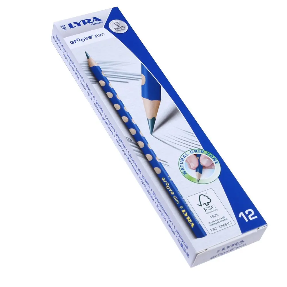Карандаши LYRA Groove Slim Pencil HB детские Школьный набор для обучения жестам карандаши 12