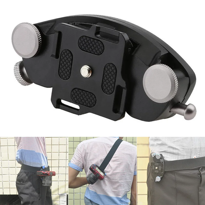 

Quick Release Camera Waist Belt Easy Use Mount Clip for Outdoor Sports EM88