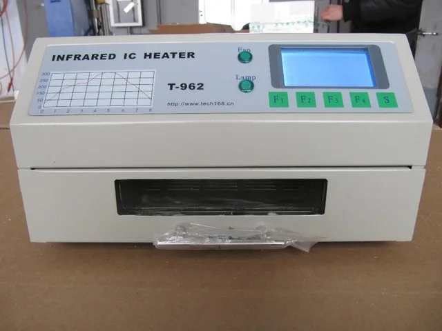T 962 инфракрасный IC НАГРЕВАТЕЛЬ паяльная машина настольная духовка для повторной