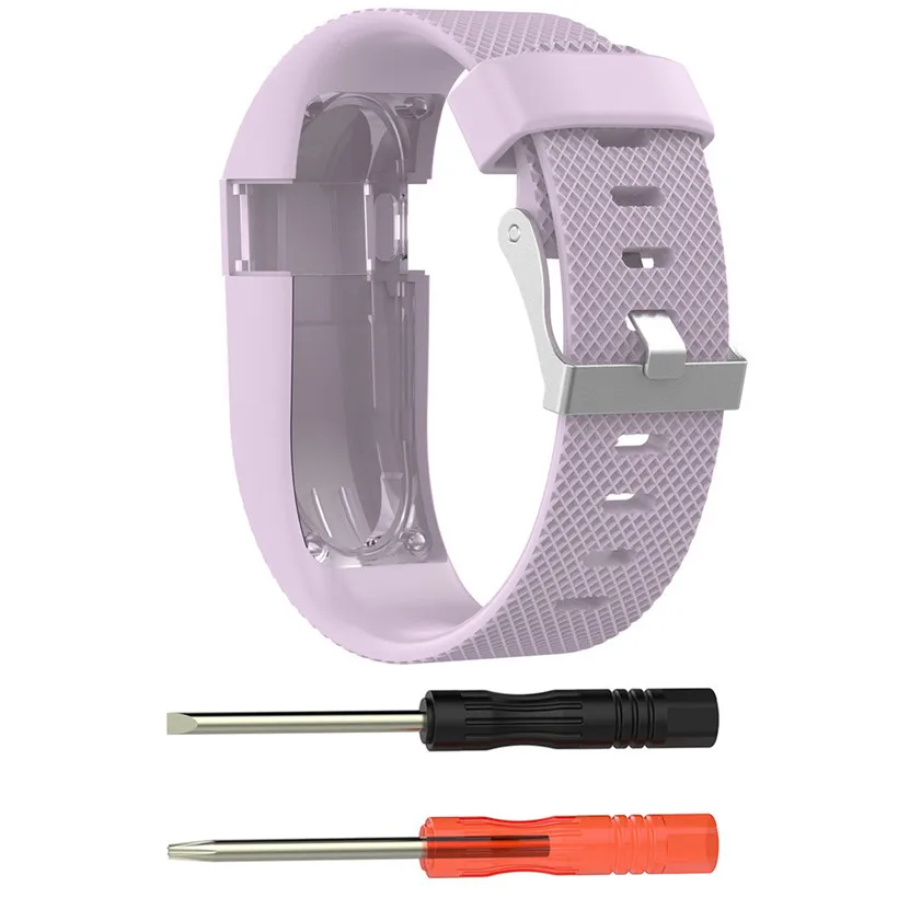 Сменный силиконовый ремешок, резиновый ремешок, браслет для Fitbit Charge HR, Прямая поставка 0608