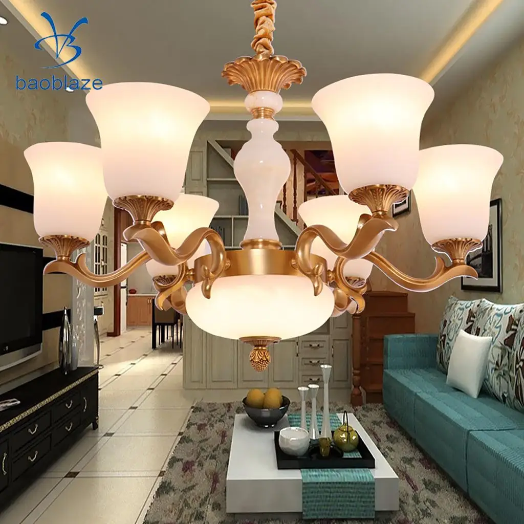 Replacement Ceiling Fan Vanity Chandelier Frosted And Clear Glass Shade #1