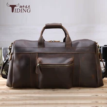 man travel bags cow leather 2017 new man vintage fashion brand casual big brown travel duffle bag genuine leather male handbags цена man travel bags cow leather 2017 new man vintage fashion brand casual big brown travel duffle bag genuine leather male handbags цены онлайн