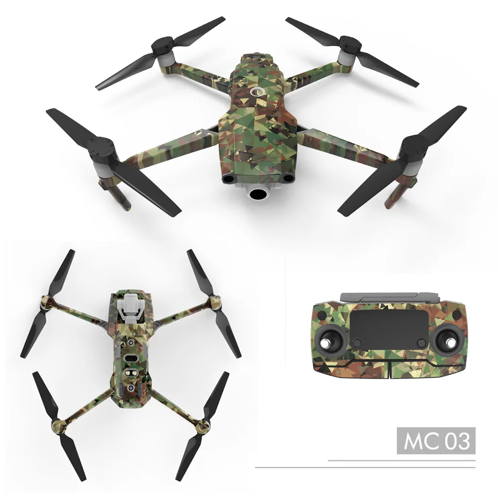 Drone Body Skin 3M наклейка s наклейки батарея наклейка удаленного контроля для DJI mavic 2 pro zoom Drone аксессуары - Цвет: Option 1