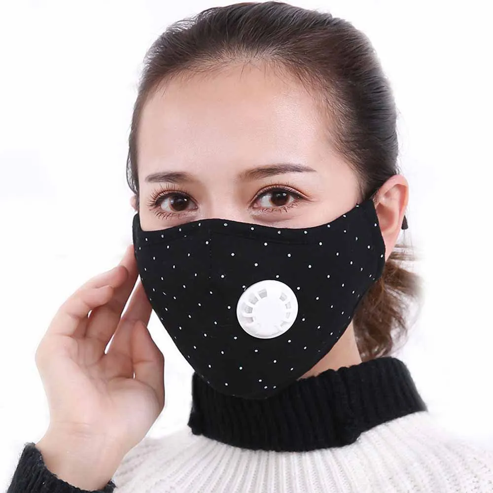 

Anti Pollution PM2.5 Mouth Mask Dust Respirator Washable Reusable Masks Cotton Unisex Mouth Muffle for Allergy/Asthma/Travel