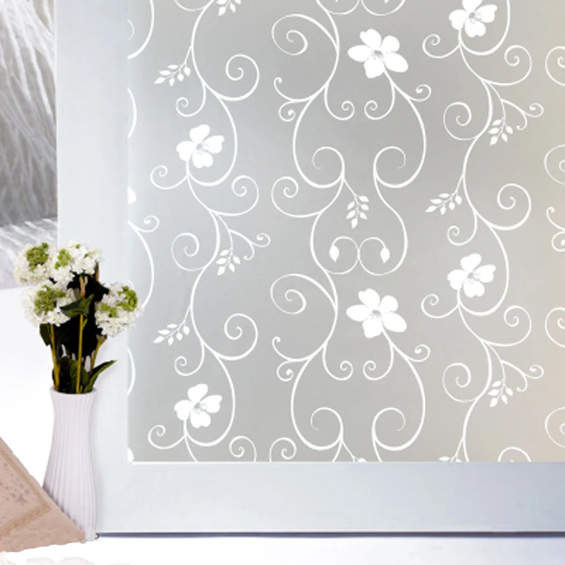 45x400 cm autoadesiva scrub soggiorno bagno porta in vetro decorativo adesivi per porte pellicolachina