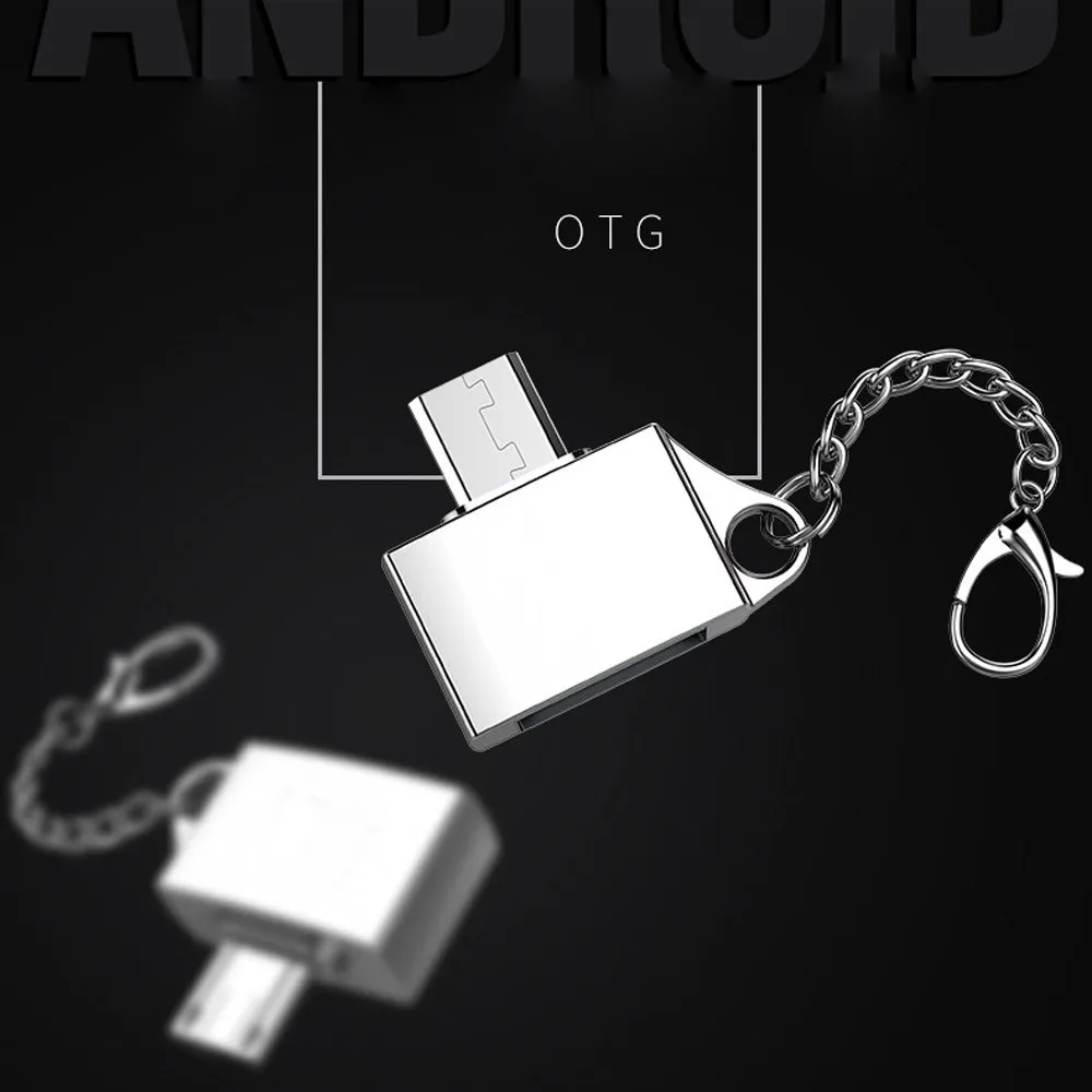 New2018 Лучшая Продажа металлический Micro USB штекер 2 0 Женский адаптер конвертера OTG с