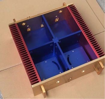 

A-026 CNC All Aluminum Cabinet Chassis Case Box for DIY Audio Power Amplifier 440mm*430mm*160mm 440*430*160mm