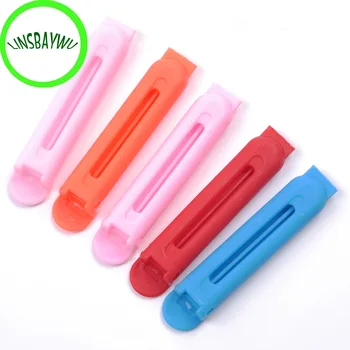 

5PCS/lot Family Essential Keep Innovation Of Food Fresh Plastic Sealing Clip Simple