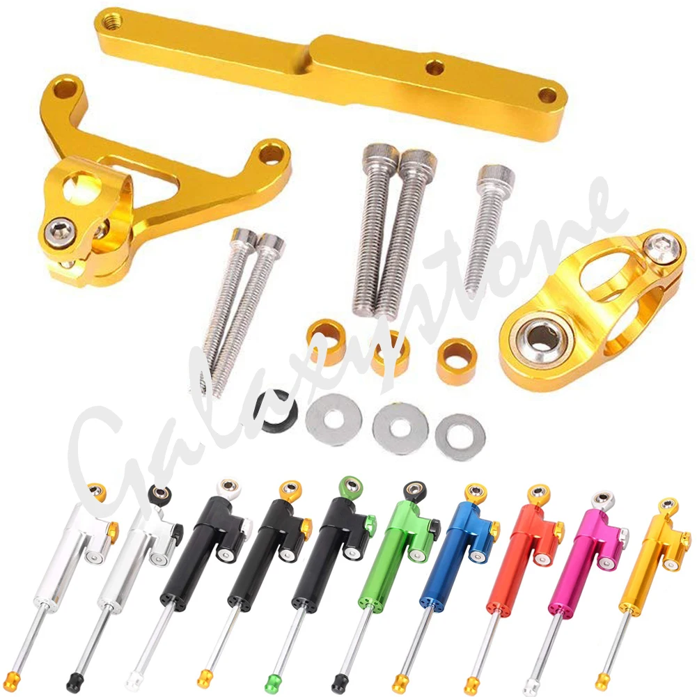 

Steering Damper Stabilizer Bracket Mounting Kit for Honda CB1000RR 2008 2009 2010 2011 2012 2013 2014 2015 2016