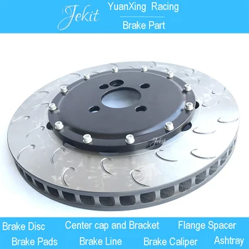 

Jekit brake part 355*28mm J hook disc with 7075 alloy center cap center hole 68mm PCD 5*114.3 for Renault Megane III RS 265hp