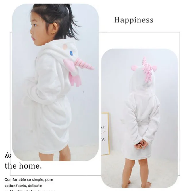 Pure White Unicorn Bathrobe
