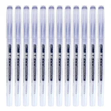 

12 pcs Simple smooth matte business office gel pen 0.5mm free shipping