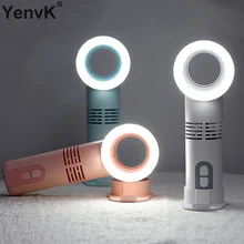 Портативный мини-вентилятор охладитель воздуха USB Перезаряжаемые вентилятор с светодиодный вытертые штаны Съемное основание Портативный вентилятор на открытом воздухе/офис