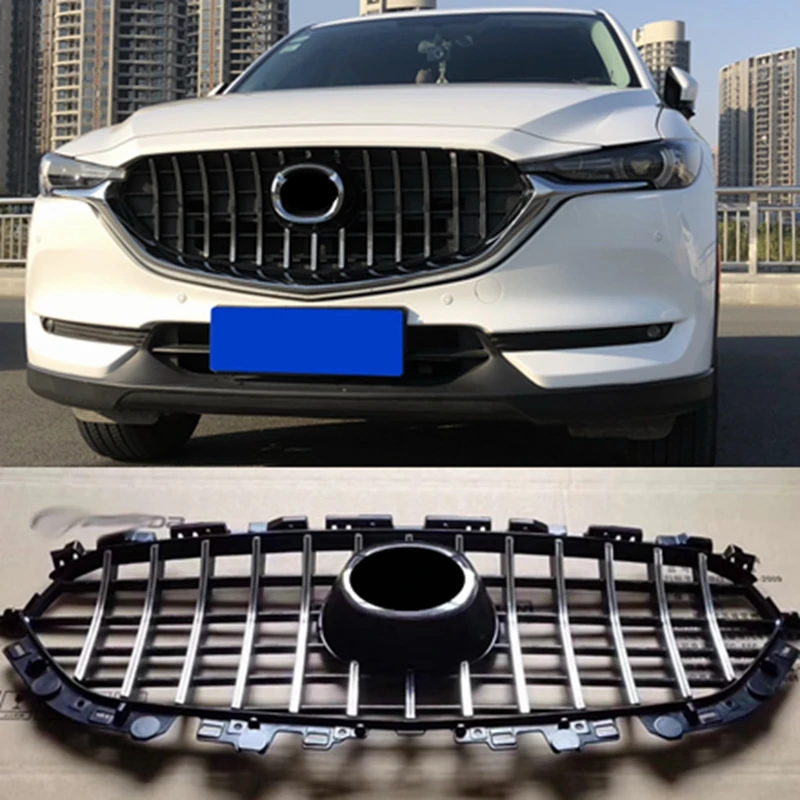 RKAC ABS черный передний бампер для Mazda передняя решетка аксессуары и