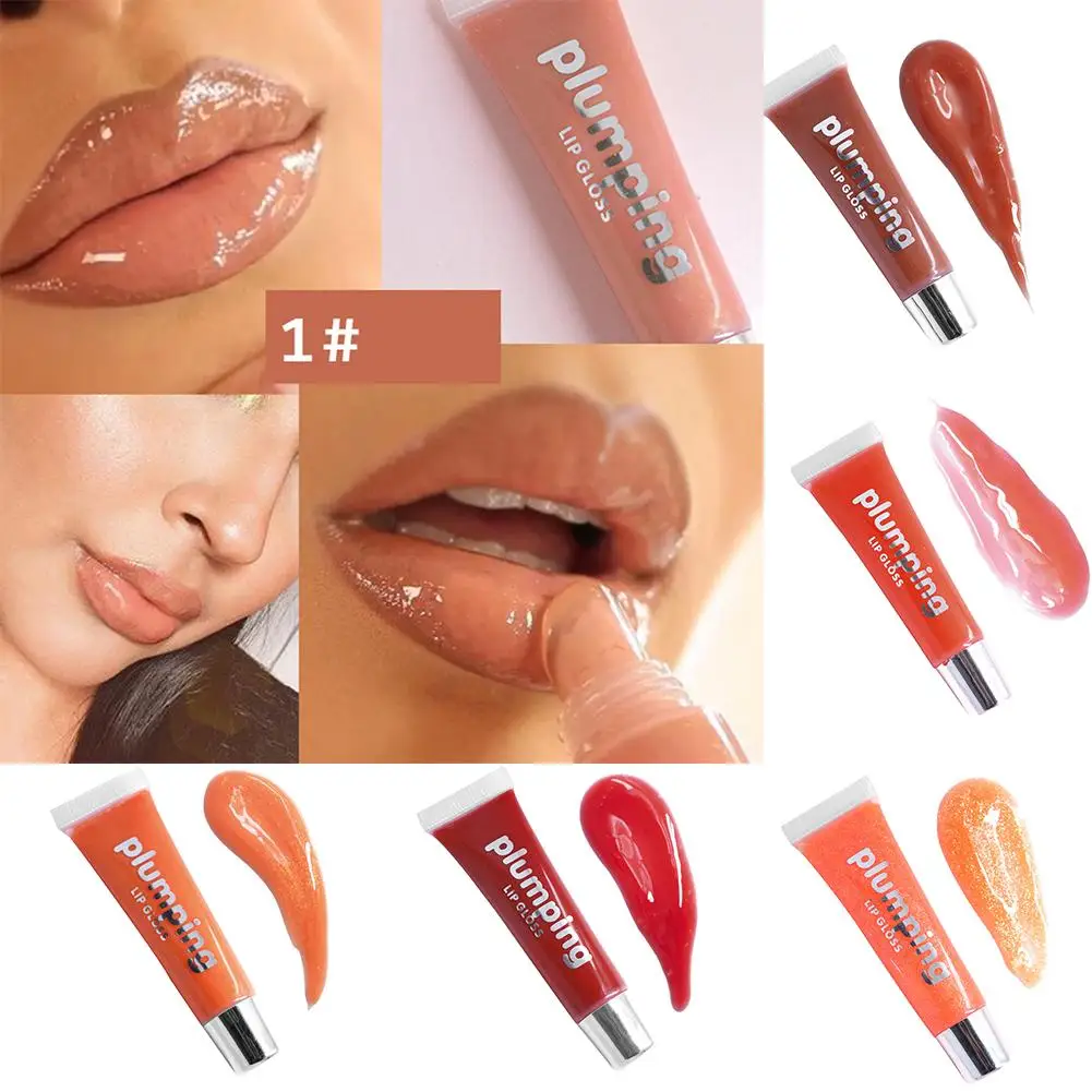 

POP ITEM!!! Waterproof Long Lasting Lip Plumper Gloss Oil Moisturizing Lipstick Cosmetics