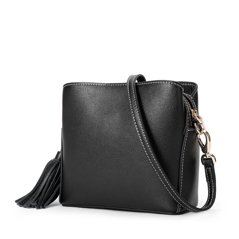 

Women Genuine Leather Handbags Large Shoulder Bag Cowhide Ladies Tote Bags Black Handbags Casual Shopping Bag Bolsos