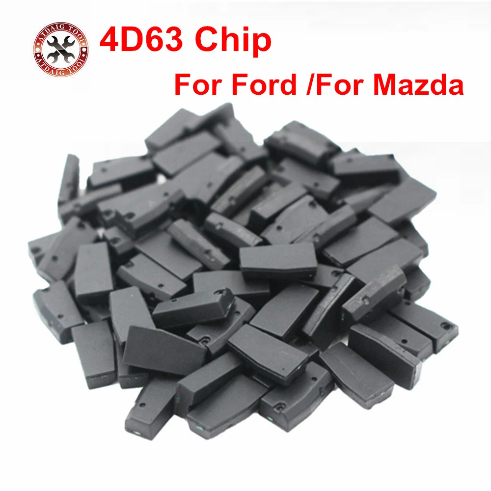 10PCS* 80bits 4D63 Chip for Ford Mazda ID4D63 CARBON VIRGIN TRANSPONDER CHIP