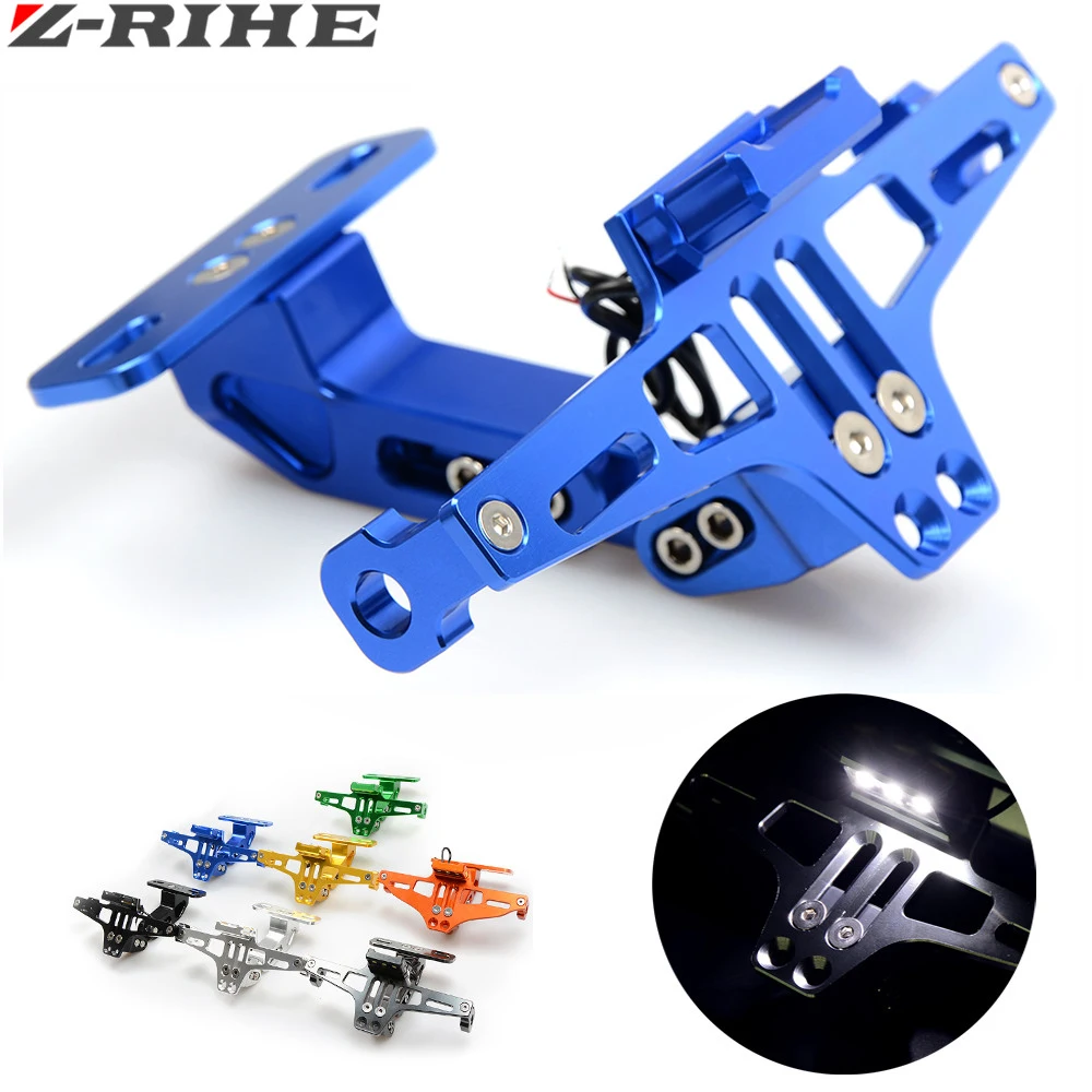 

Motorcycle License Plate Bracket Licence Plate Holder Frame Number Plate for SUZUKI GSXR600 GSXR750 GSXR1000 GSXR 600/750/1000