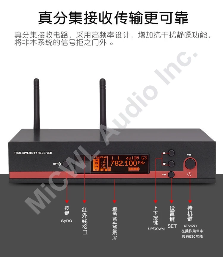 MiCWL бренд EW135g3 беспроводные системы Супермен звук микрофон концертный KTV караоке OK DJ беспроводной микрофон