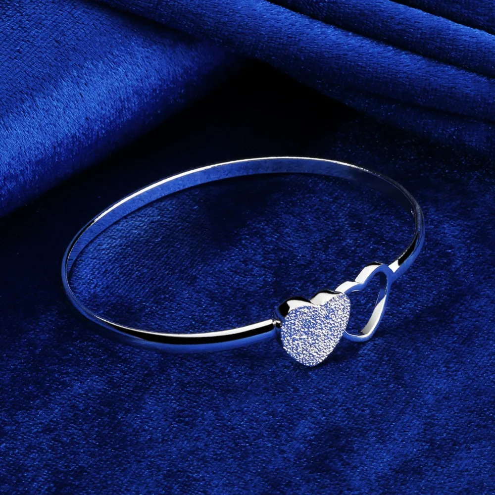 Fashion Bangles 925 Silver Cuff Bangle SZ000159 Trendy Wholesale